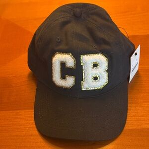 Women’s Cap with Embroidered Letters puffy CB and adjustable back